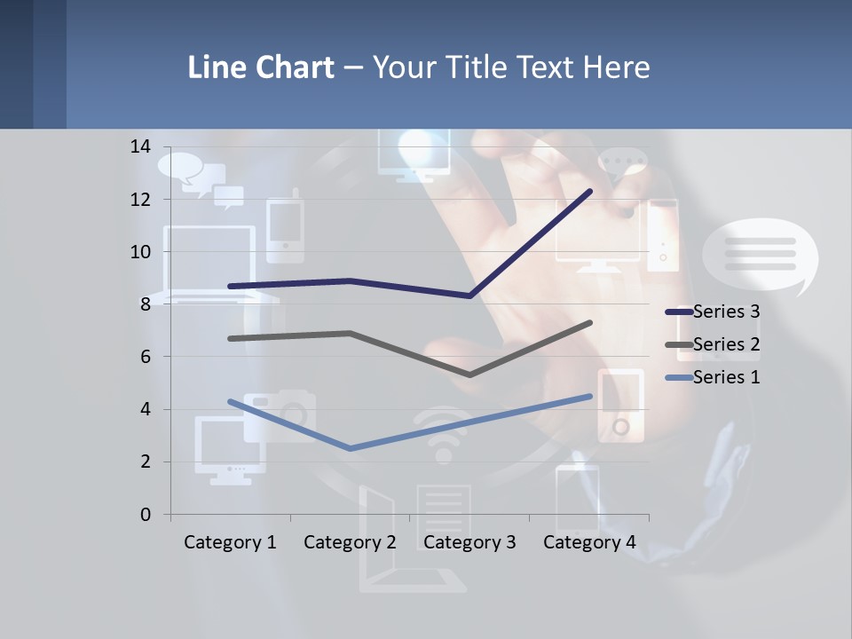 A Person Pressing A Button On A Touch Screen PowerPoint Template