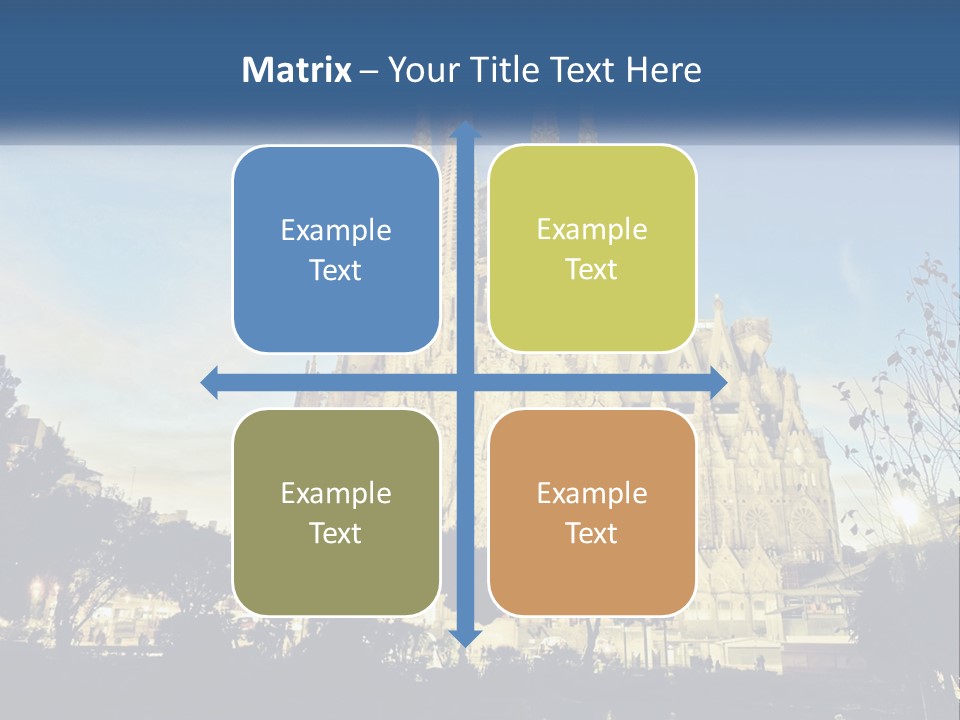 A Picture Of A Church With A Blue Sky In The Background PowerPoint Template