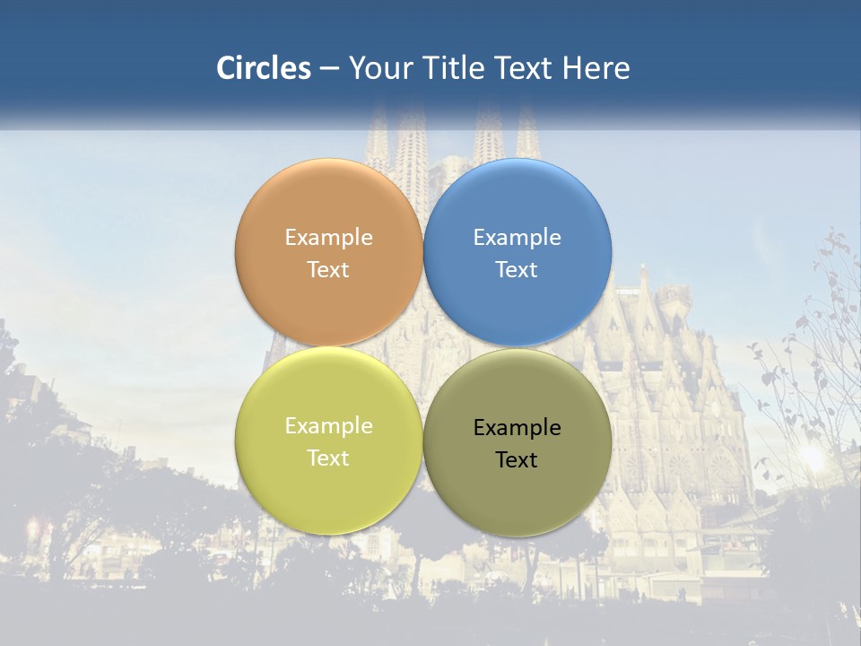 A Picture Of A Church With A Blue Sky In The Background PowerPoint Template