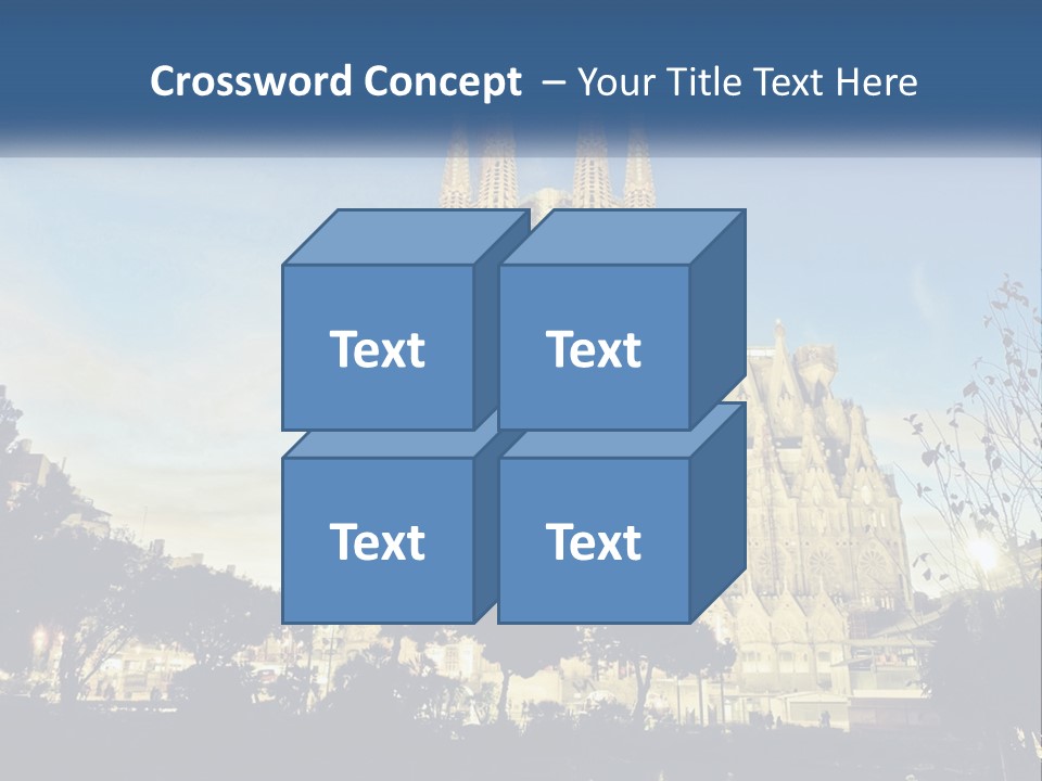 A Picture Of A Church With A Blue Sky In The Background PowerPoint Template