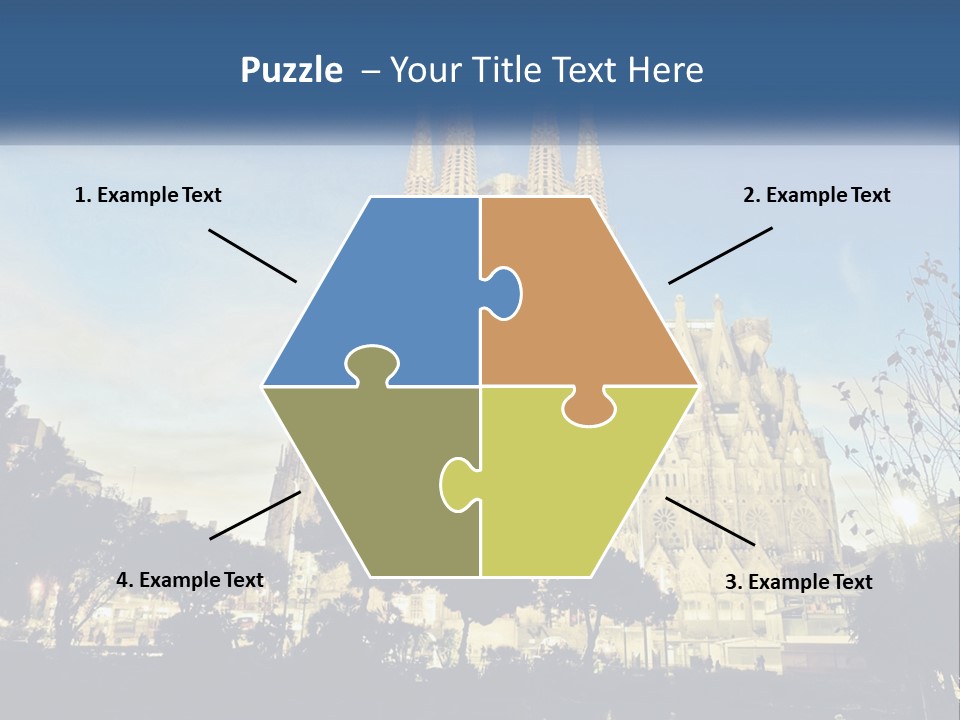 A Picture Of A Church With A Blue Sky In The Background PowerPoint Template