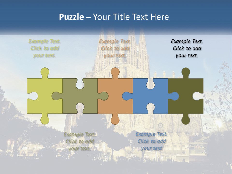 A Picture Of A Church With A Blue Sky In The Background PowerPoint Template