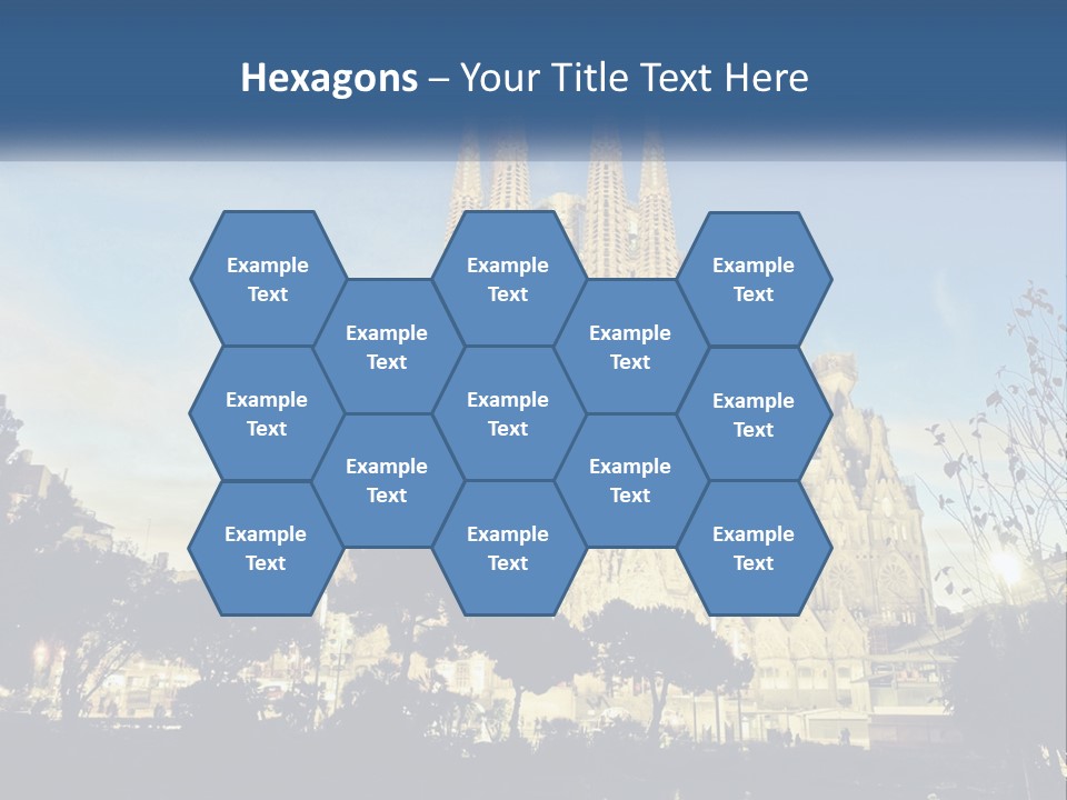 A Picture Of A Church With A Blue Sky In The Background PowerPoint Template