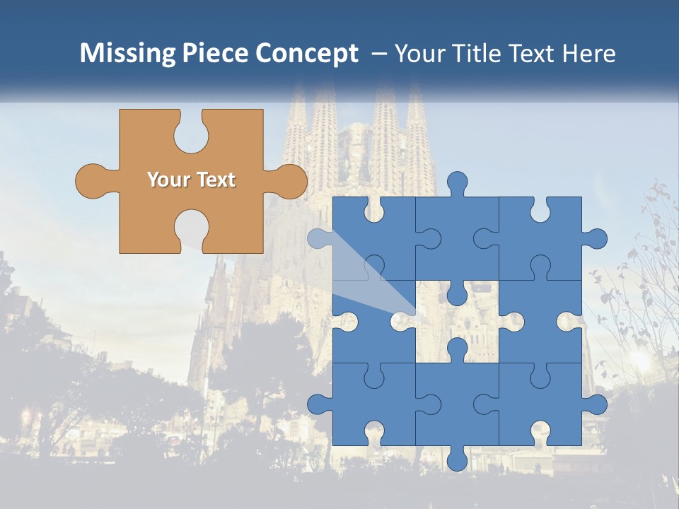 A Picture Of A Church With A Blue Sky In The Background PowerPoint Template