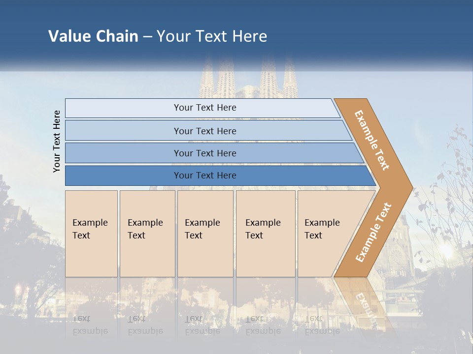 A Picture Of A Church With A Blue Sky In The Background PowerPoint Template