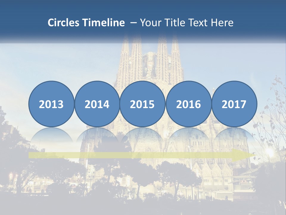 A Picture Of A Church With A Blue Sky In The Background PowerPoint Template