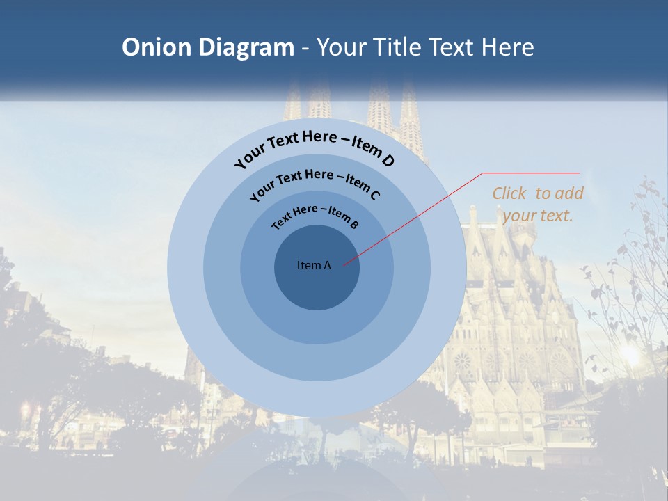 A Picture Of A Church With A Blue Sky In The Background PowerPoint Template