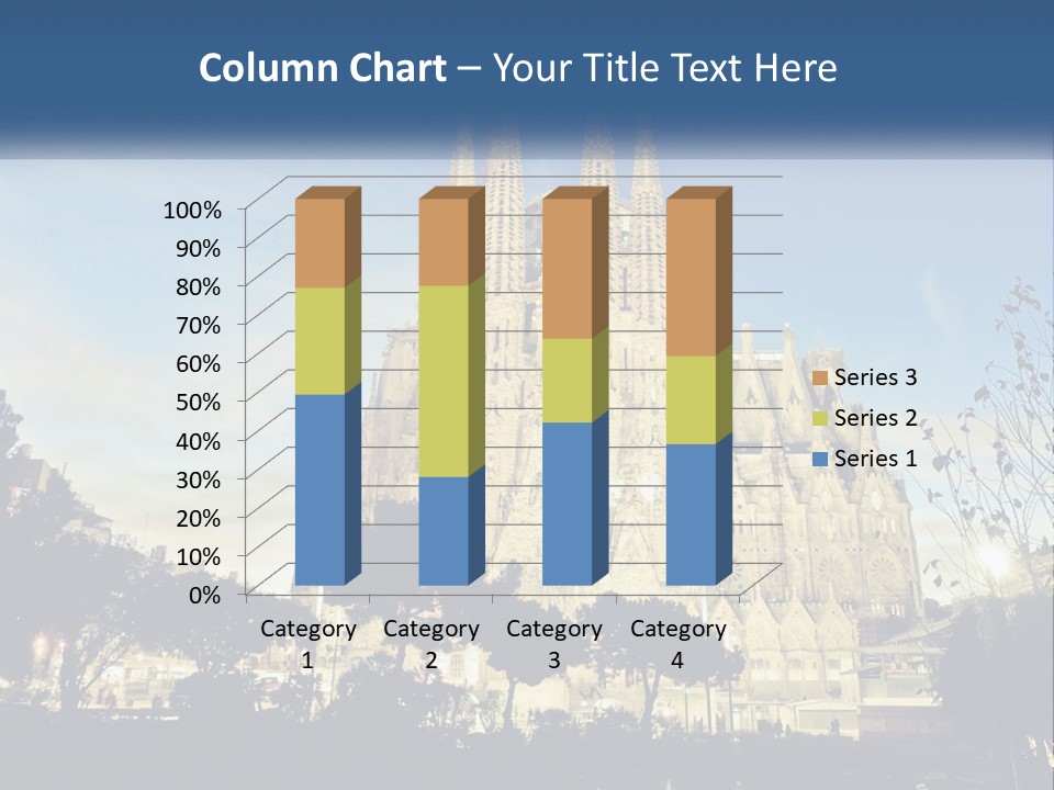 A Picture Of A Church With A Blue Sky In The Background PowerPoint Template