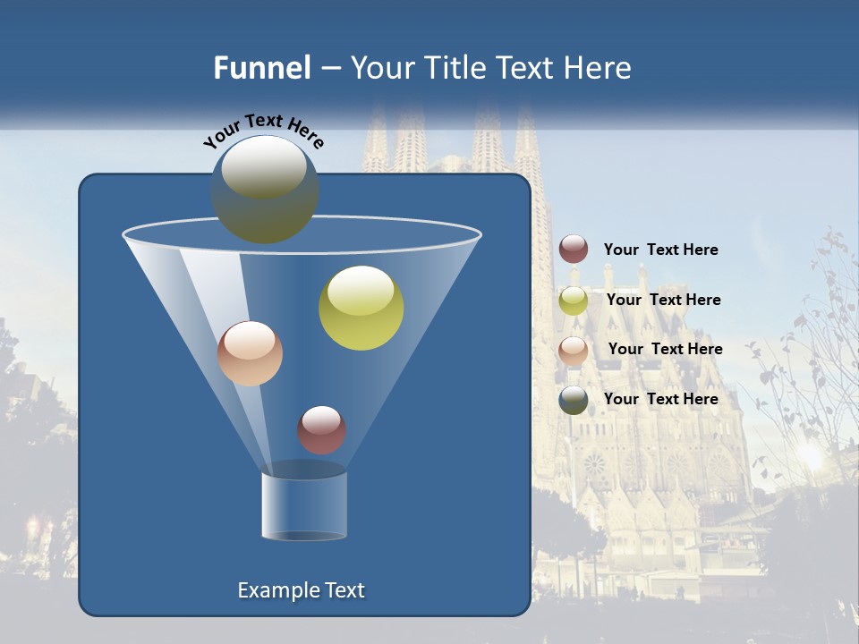 A Picture Of A Church With A Blue Sky In The Background PowerPoint Template