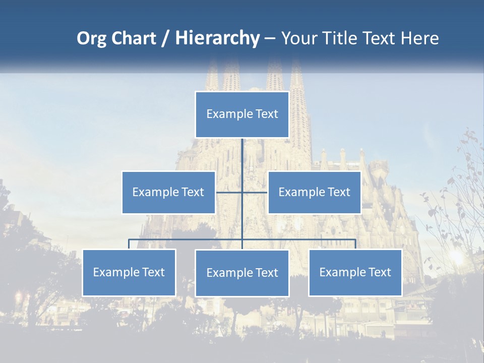 A Picture Of A Church With A Blue Sky In The Background PowerPoint Template