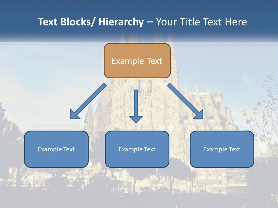 A Picture Of A Church With A Blue Sky In The Background PowerPoint Template