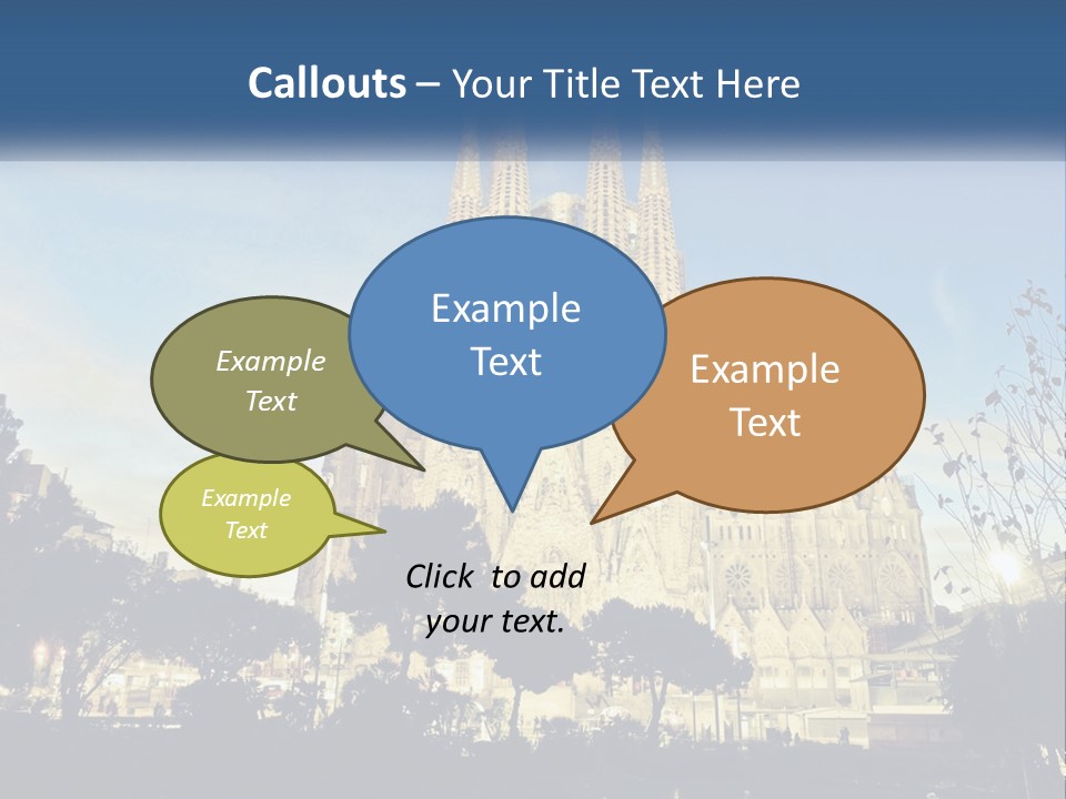 A Picture Of A Church With A Blue Sky In The Background PowerPoint Template