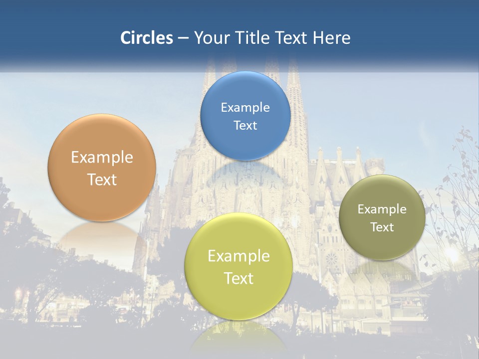 A Picture Of A Church With A Blue Sky In The Background PowerPoint Template