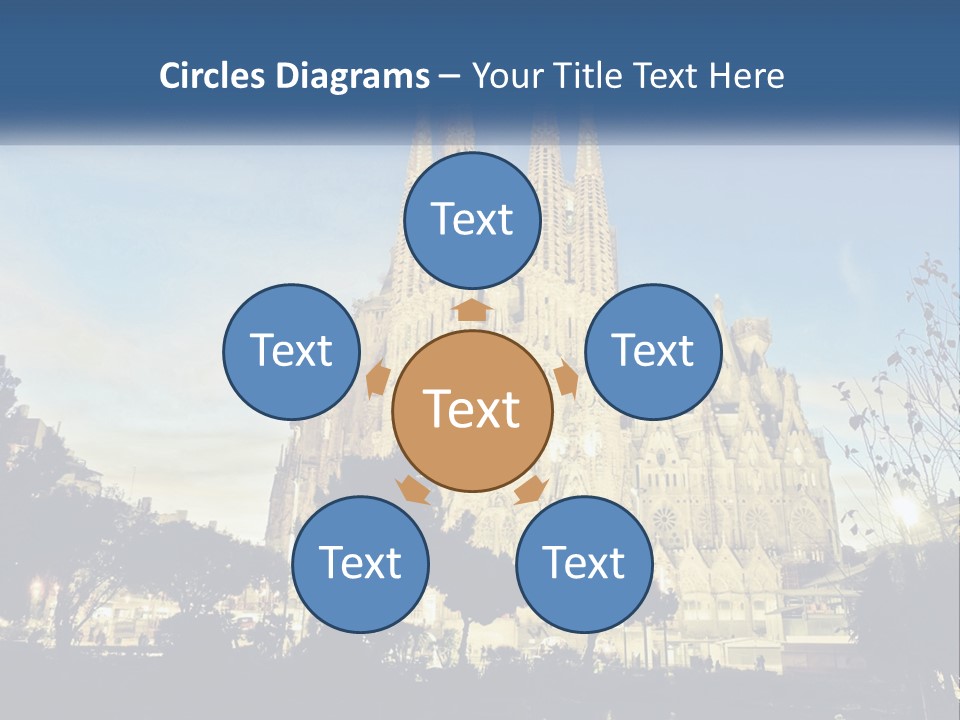 A Picture Of A Church With A Blue Sky In The Background PowerPoint Template