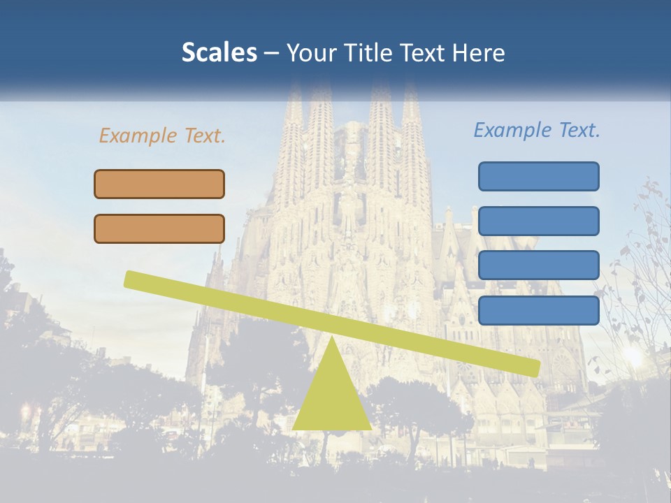 A Picture Of A Church With A Blue Sky In The Background PowerPoint Template