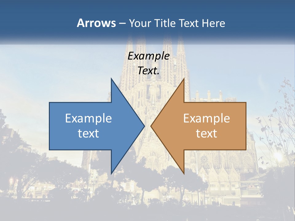 A Picture Of A Church With A Blue Sky In The Background PowerPoint Template