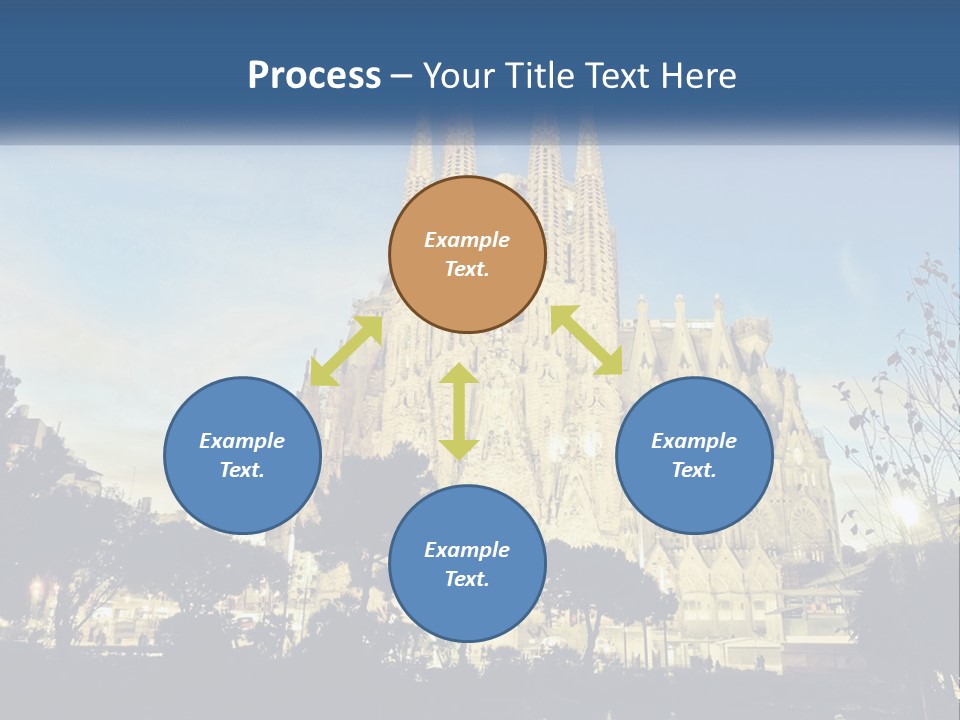 A Picture Of A Church With A Blue Sky In The Background PowerPoint Template