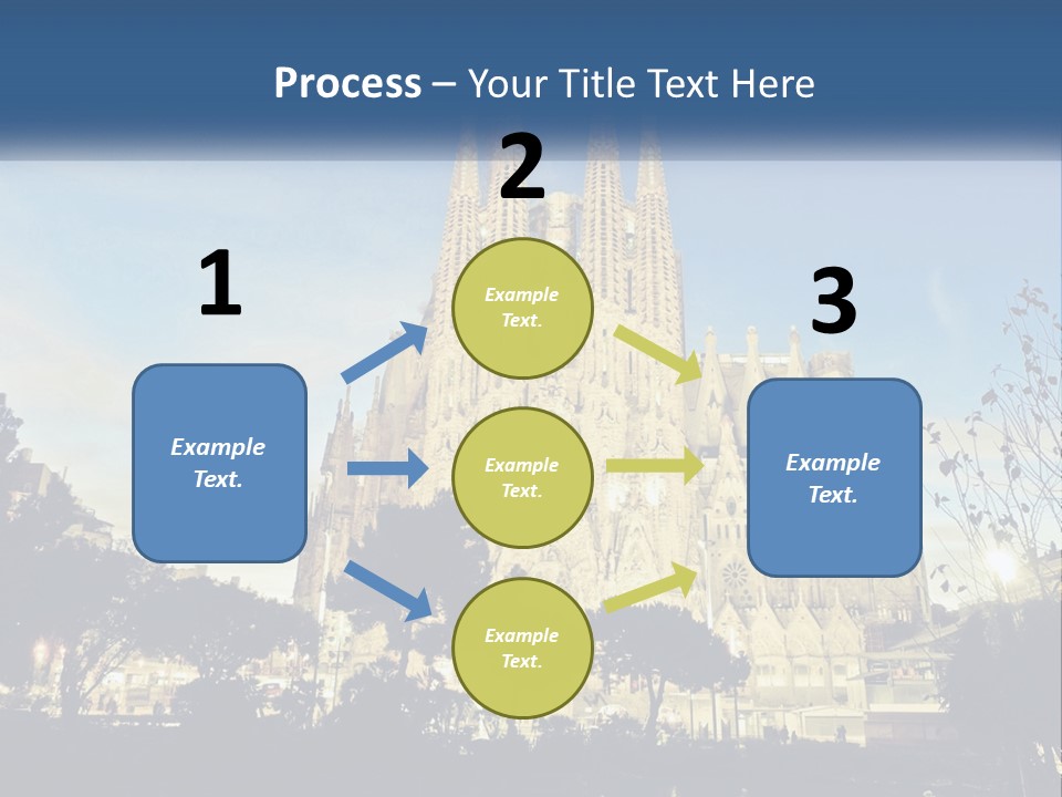 A Picture Of A Church With A Blue Sky In The Background PowerPoint Template