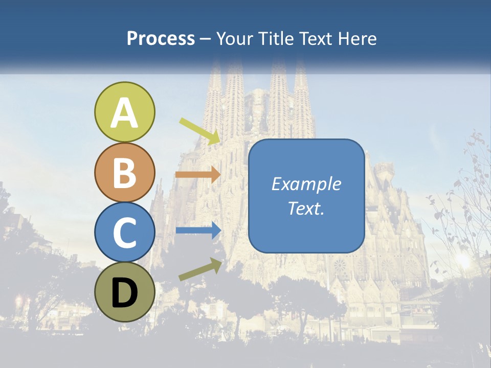 A Picture Of A Church With A Blue Sky In The Background PowerPoint Template