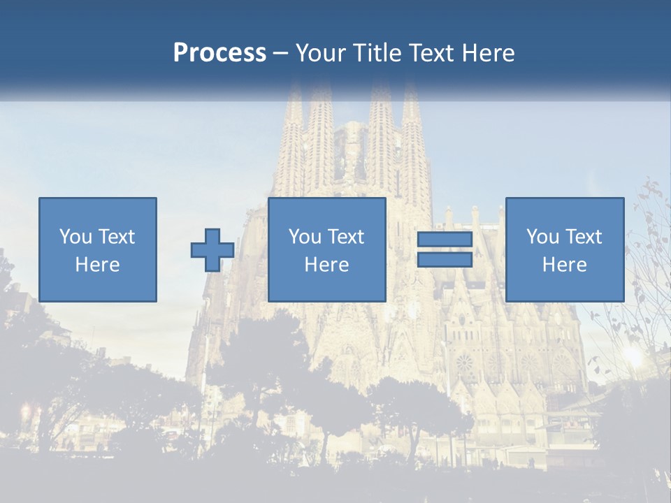 A Picture Of A Church With A Blue Sky In The Background PowerPoint Template
