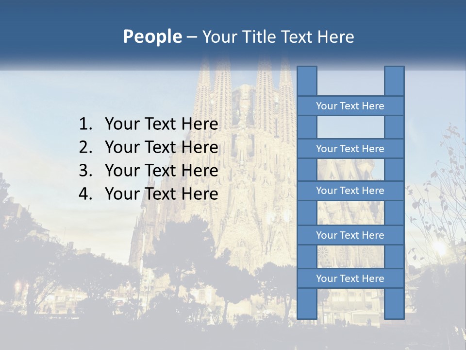 A Picture Of A Church With A Blue Sky In The Background PowerPoint Template