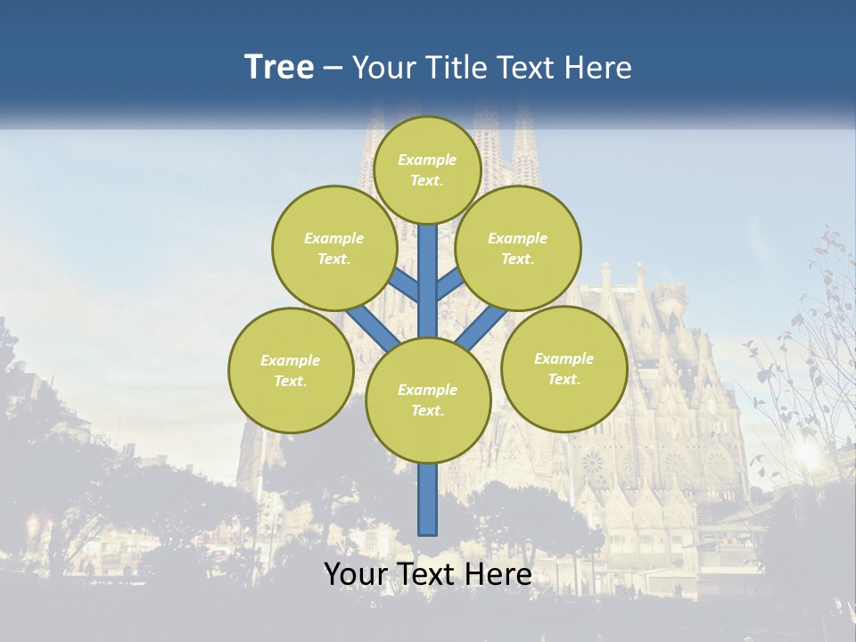 A Picture Of A Church With A Blue Sky In The Background PowerPoint Template