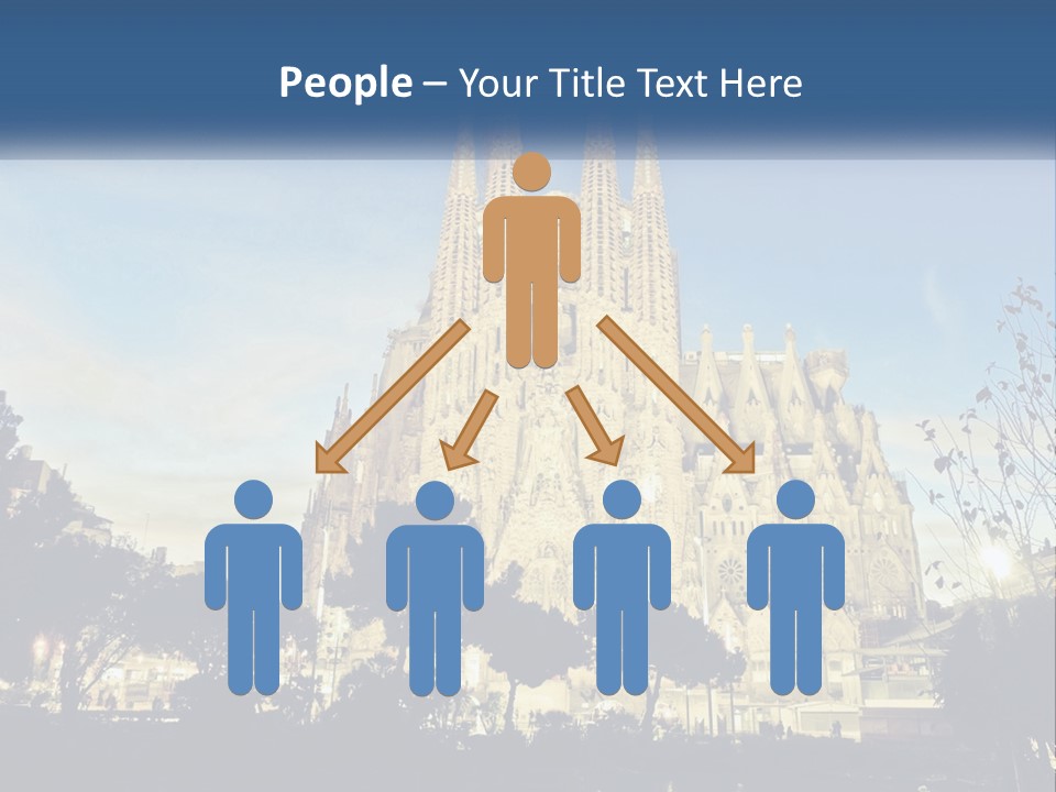 A Picture Of A Church With A Blue Sky In The Background PowerPoint Template