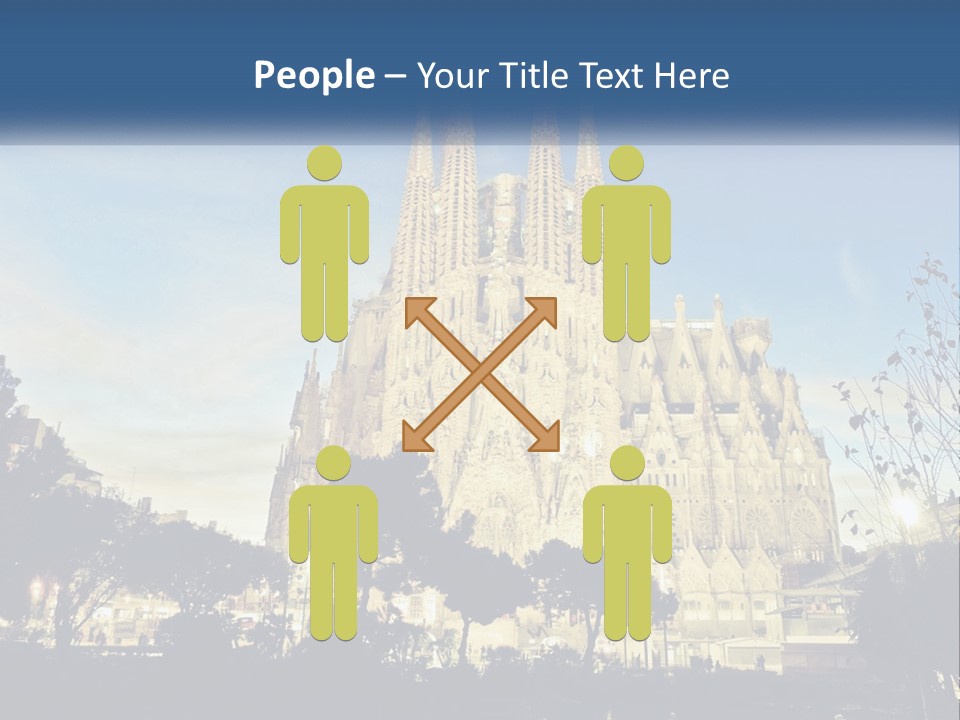 A Picture Of A Church With A Blue Sky In The Background PowerPoint Template