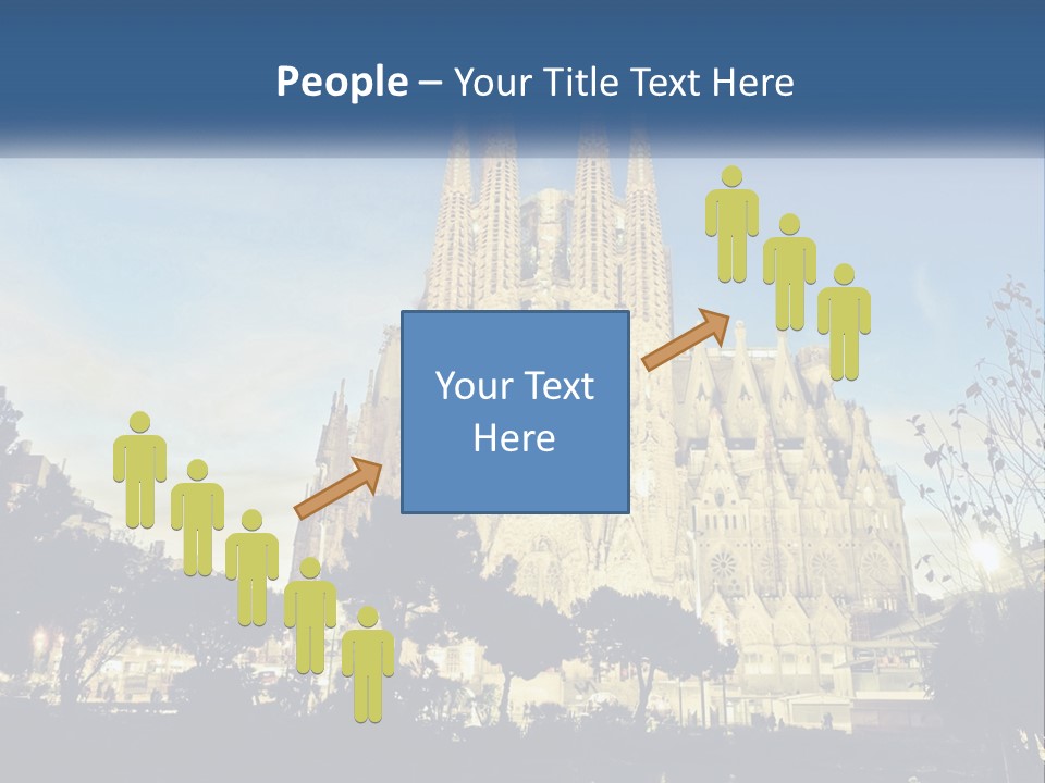 A Picture Of A Church With A Blue Sky In The Background PowerPoint Template