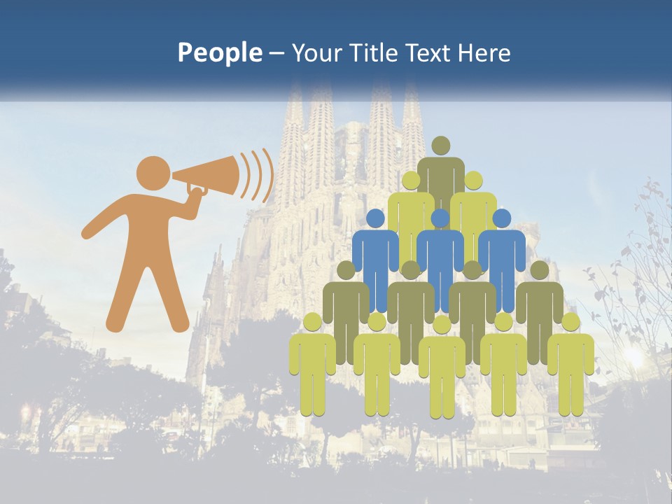 A Picture Of A Church With A Blue Sky In The Background PowerPoint Template