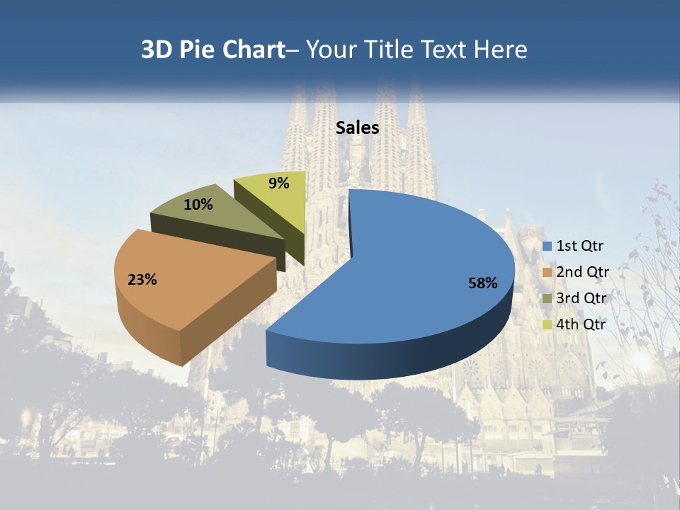 A Picture Of A Church With A Blue Sky In The Background PowerPoint Template