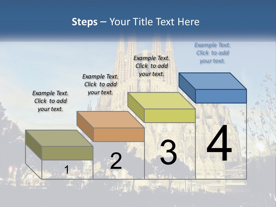 A Picture Of A Church With A Blue Sky In The Background PowerPoint Template