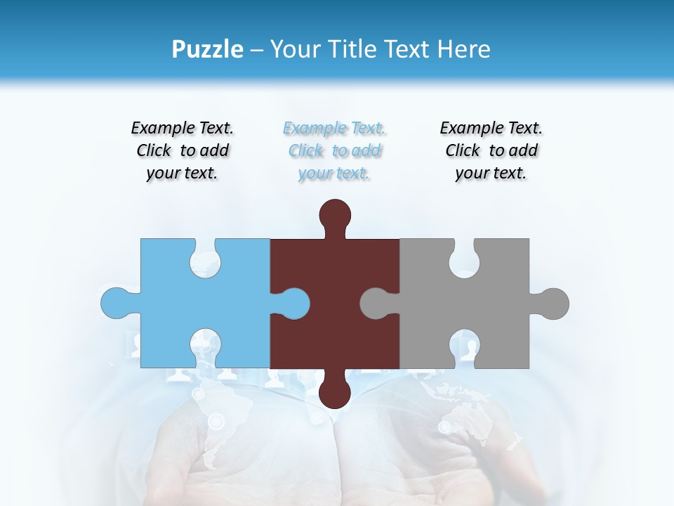 A Person Holding Out Their Hands With Numbers On It PowerPoint Template