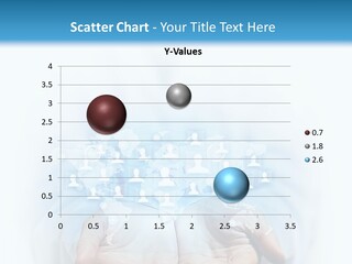 A Person Holding Out Their Hands With Numbers On It PowerPoint Template