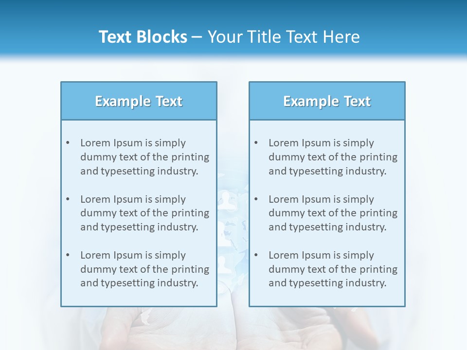 A Person Holding Out Their Hands With Numbers On It PowerPoint Template