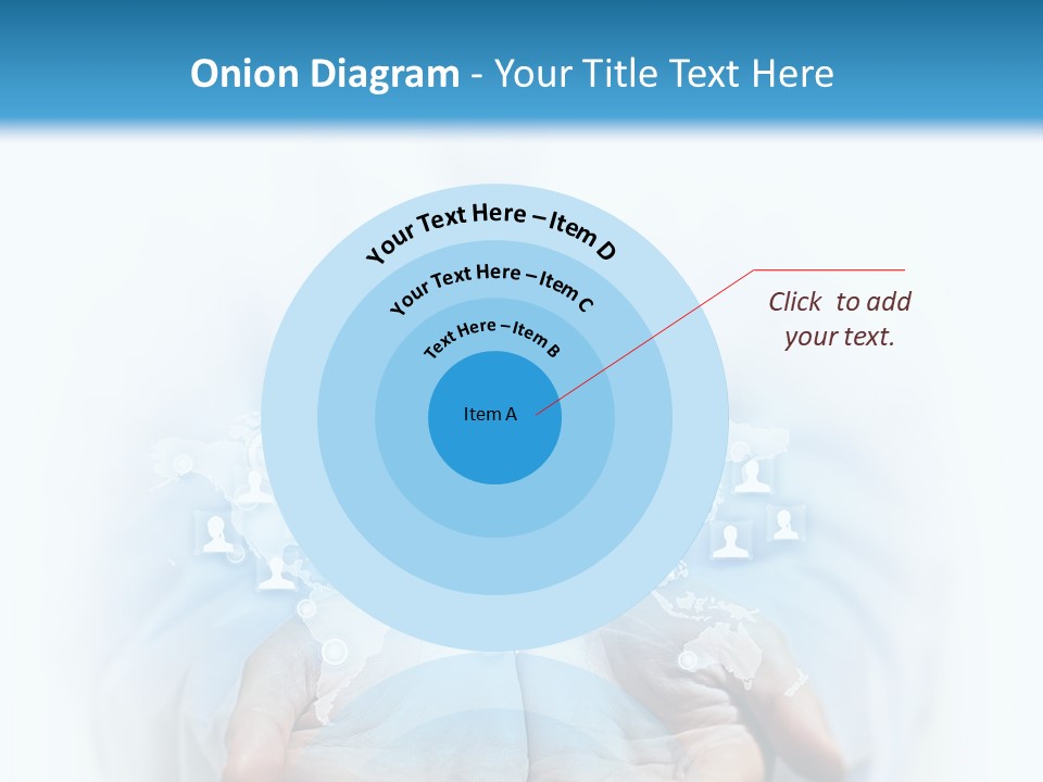 A Person Holding Out Their Hands With Numbers On It PowerPoint Template