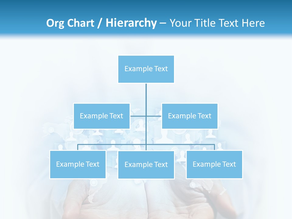 A Person Holding Out Their Hands With Numbers On It PowerPoint Template