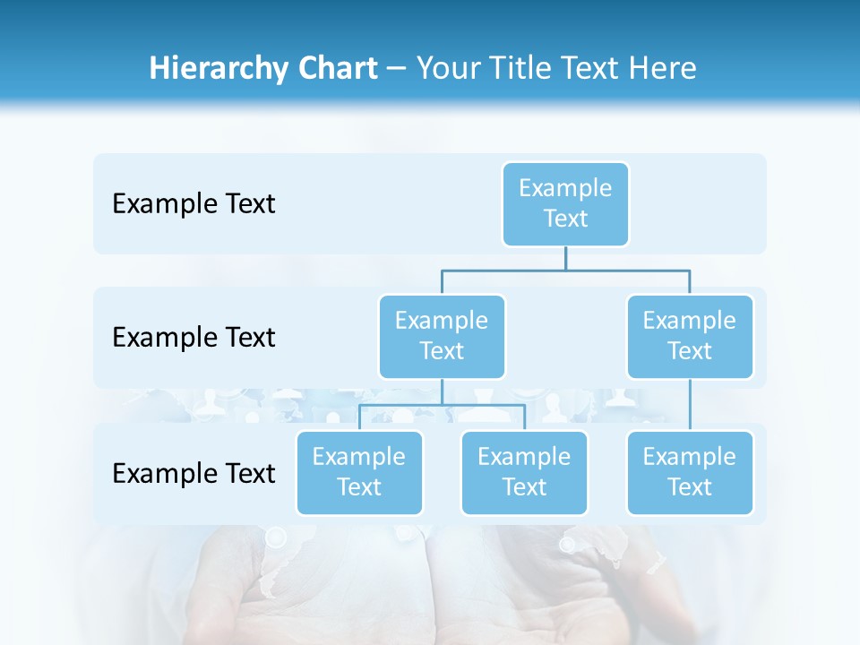 A Person Holding Out Their Hands With Numbers On It PowerPoint Template
