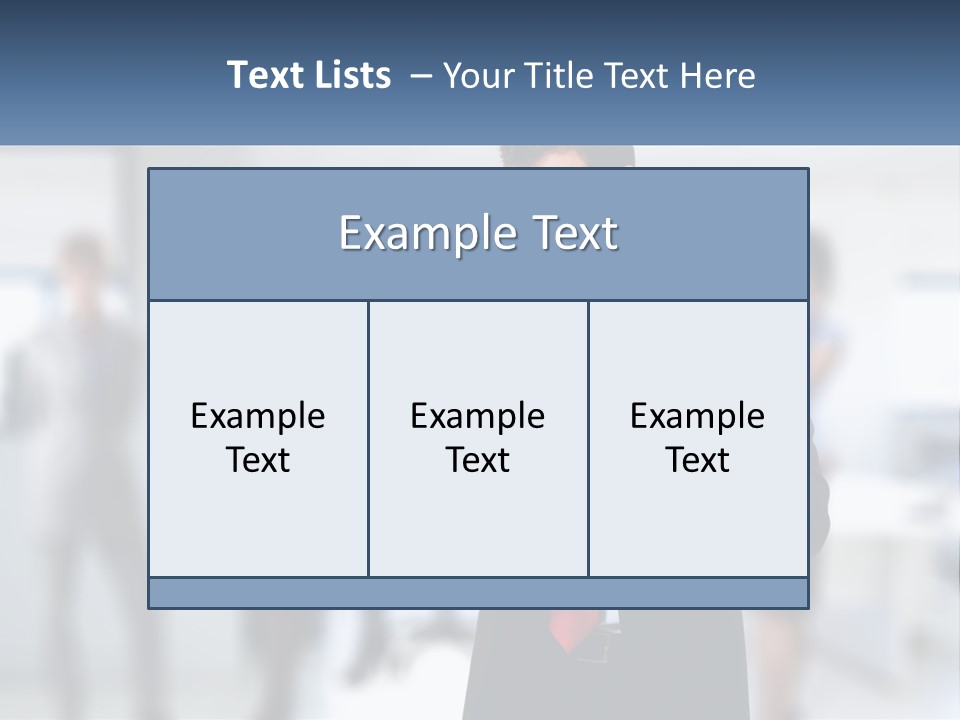 A Man In A Business Suit Holding A Tablet PowerPoint Template