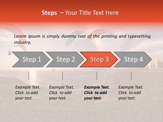 A Group Of Paraglides Flying Over A Body Of Water PowerPoint Template