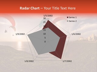 A Group Of Paraglides Flying Over A Body Of Water PowerPoint Template