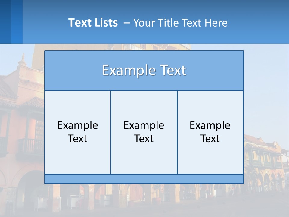A Yellow Building With Balconies And Balconies On It PowerPoint Template