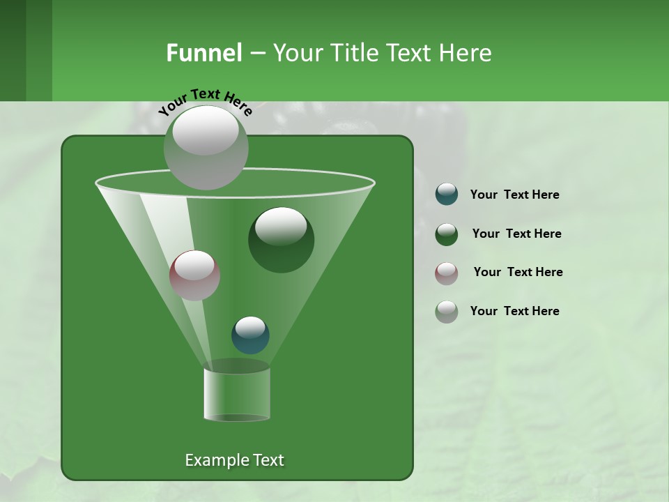 A Bunch Of Blackberries Sitting On Top Of A Green Leaf PowerPoint Template