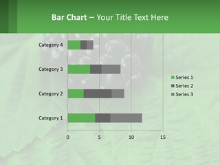 A Bunch Of Blackberries Sitting On Top Of A Green Leaf PowerPoint Template