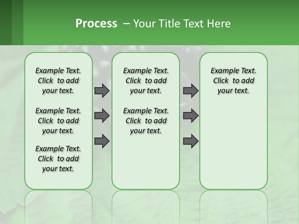A Bunch Of Blackberries Sitting On Top Of A Green Leaf PowerPoint Template