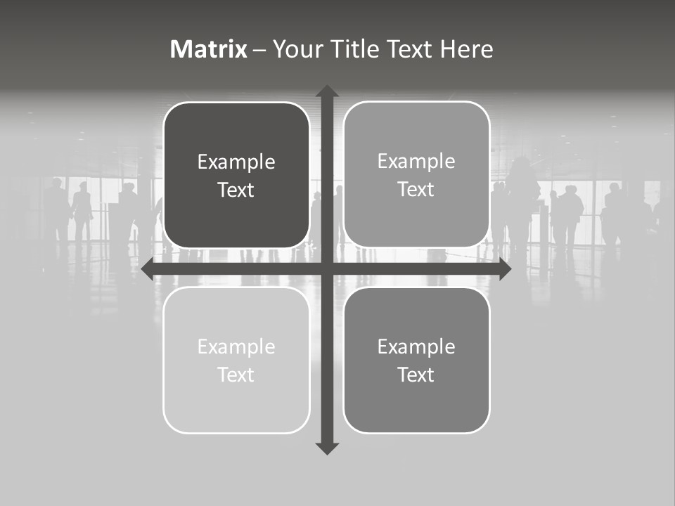 A Group Of People Standing In Front Of A Wall PowerPoint Template