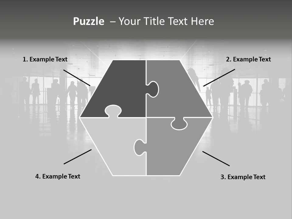 A Group Of People Standing In Front Of A Wall PowerPoint Template