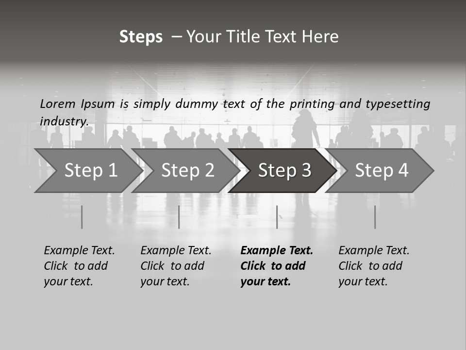 A Group Of People Standing In Front Of A Wall PowerPoint Template