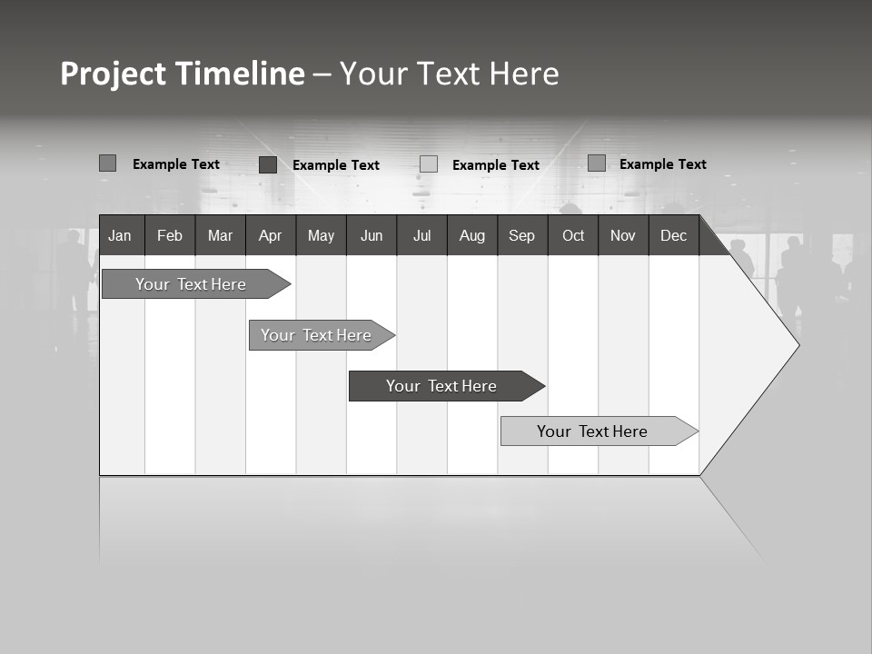 A Group Of People Standing In Front Of A Wall PowerPoint Template