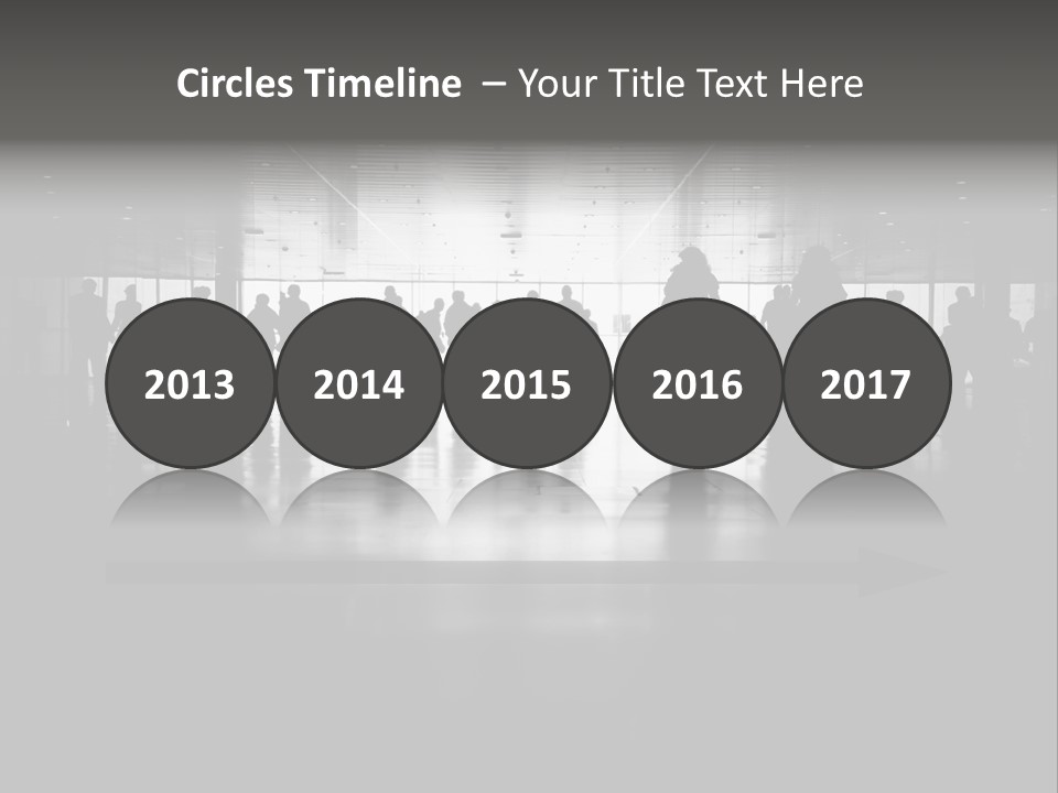 A Group Of People Standing In Front Of A Wall PowerPoint Template